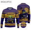 Star Wars Baby Yoda Baltimore Ravens Christmas Sweater 2 2