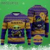 Star Wars Baby Yoda Baltimore Ravens Christmas Sweater 3 3