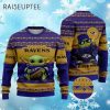 Star Wars Baby Yoda Baltimore Ravens Christmas Sweater 4 4