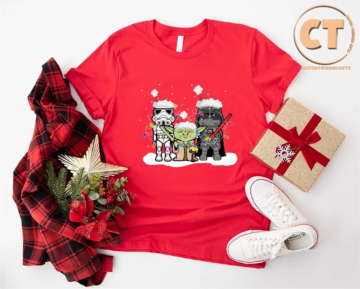 Star Wars Family Christmas Tshirt Galaxy Wars Christmas Shirt Disney Xmas Gift ShirtGalaxys Edge Holiday ShirtDisneyland Christmas Gift 4 1 scaled