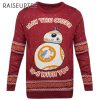 Star Wars May the Cheer BB 8 With You Unisex Raiseuptee Ugly Christmas Sweater 2 2