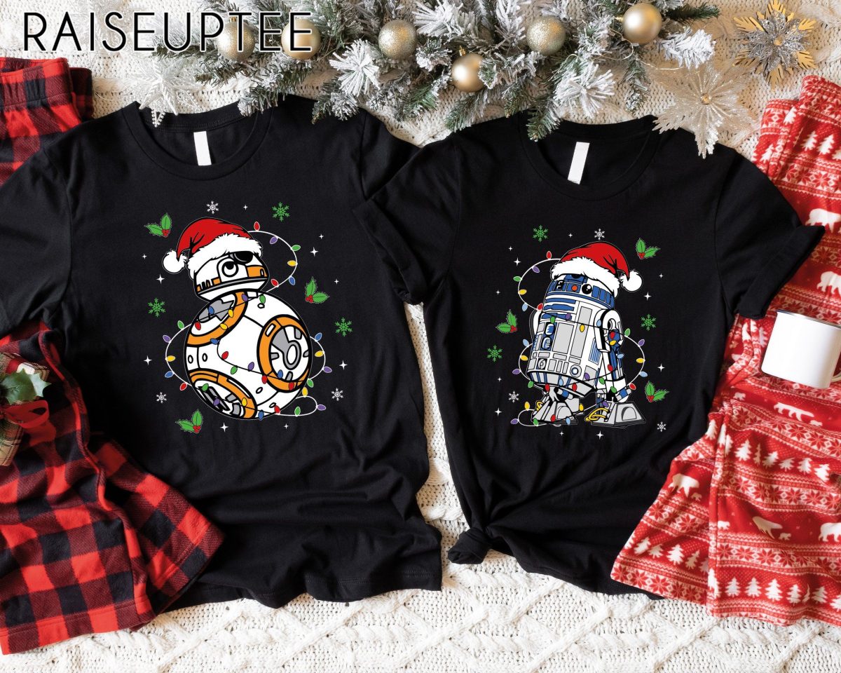 Star Wars R2 D2 BB 8 Christmas Shirt Disney Santa Xmas Shirt Disneyworld Christmas Trip Disneyland Xmas Shirt Family Matching Shirts 3 scaled