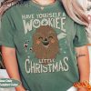 Star Wars Wookiee Little Christmas Sketched Graphic Shirt Funny Star Wars Xmas Party Tee Galaxys Edge Unisex Comfort Colors(r) Holiday Gift 3