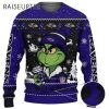 The Grinch Drink Coffee Baltimore Ravens Ugly Christmas Sweater 2 2