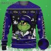 The Grinch Drink Coffee Baltimore Ravens Ugly Christmas Sweater 3 3