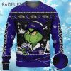 The Grinch Drink Coffee Baltimore Ravens Ugly Christmas Sweater 4 4