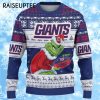 The Grinch New York Giants All Over Print 3D Ugly Christmas Sweater 1 1