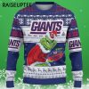 The Grinch New York Giants All Over Print 3D Ugly Christmas Sweater 3 3