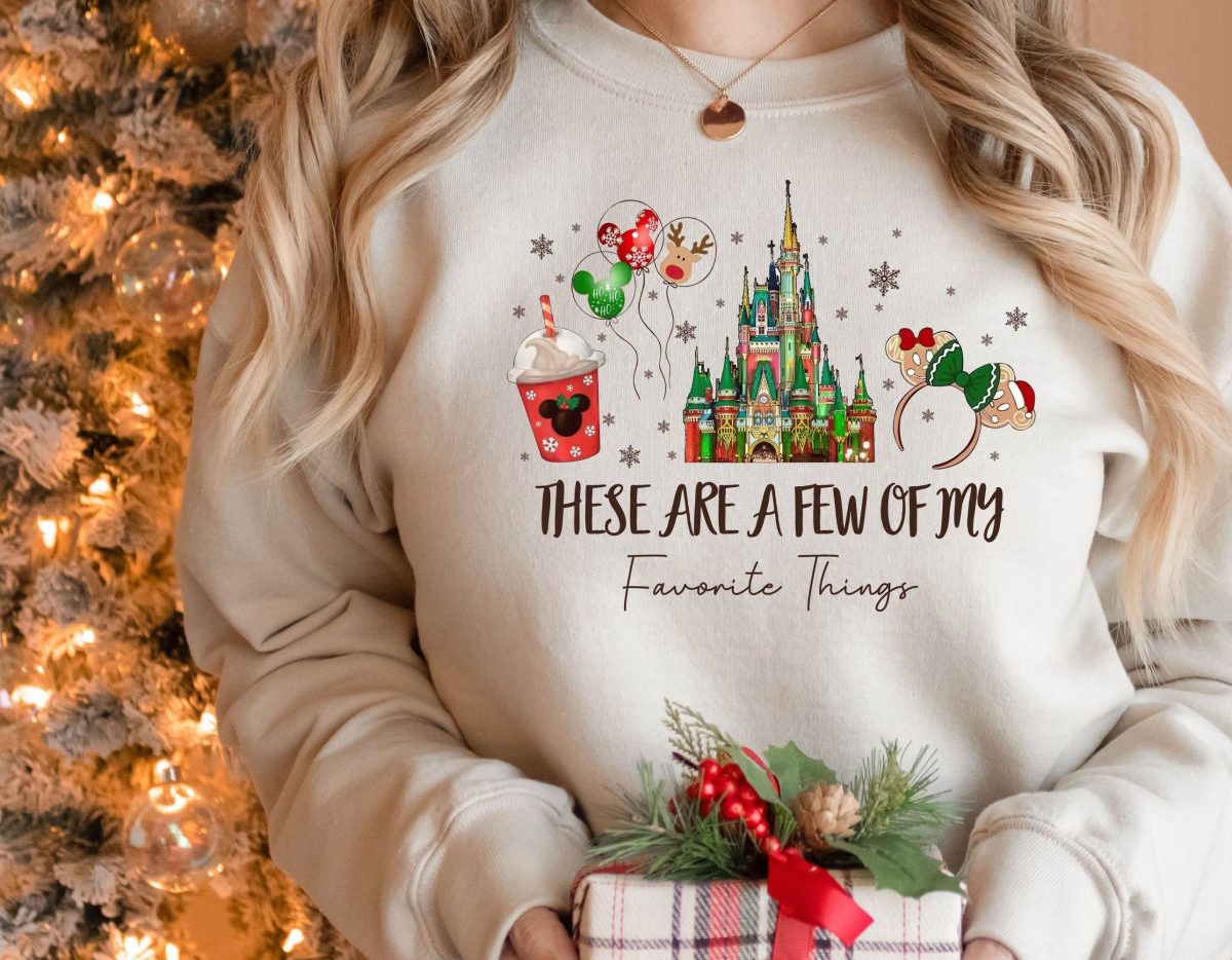 These Are a Few of my Favorite Things Disney Christmas Shirt Disney Snacks Shirt Christmas Castle Shirt Disneyland tee Magic Kingdom shirt 2 scaled