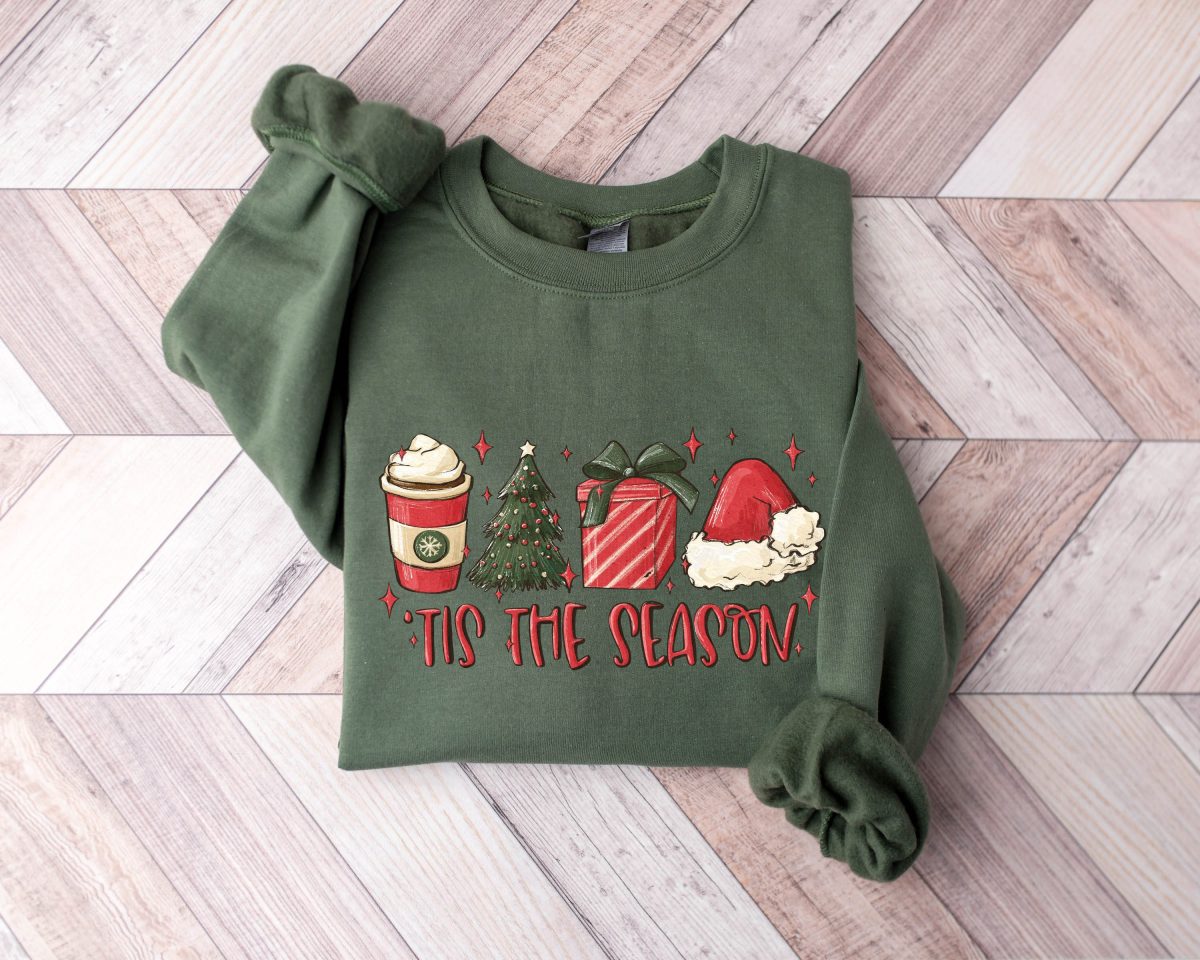 Tis The Season Sweatshirt Christmas Tis The Season Sweatshirt Merry Christmas Shirt Christmas Sweatshirt Cute Winter Hoodie 1 1 scaled