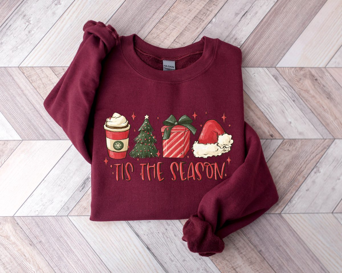 Tis The Season Sweatshirt Christmas Tis The Season Sweatshirt Merry Christmas Shirt Christmas Sweatshirt Cute Winter Hoodie 2 1 scaled