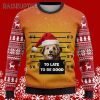 Too Late To be Good Funny Bulldog Dog Ugly Christmas Sweater 5 5