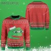 Ugly Christmas Pepe The Frog Custom Sweater Cartoon Frog Christmas Sweater 3 3