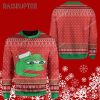 Ugly Christmas Pepe The Frog Custom Sweater Cartoon Frog Christmas Sweater 5 5