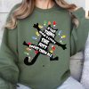 Ugly Funny Christmas Sweater Ideas If That Thing Had 9 Lives She Just Spent Them All Sweatshirt5