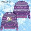 Unicorn Christmas Sweater Pink 1 1