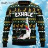 Womens Unicorn Christmas Sweater Yoga Exhale 4 4