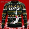 Womens Unicorn Christmas Sweater Yoga Exhale 5 5