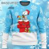 Woodstock And Snoopy Snowy Mens Christmas Sweater 2024 4 4