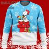 Woodstock And Snoopy Snowy Mens Christmas Sweater 2024 5 5