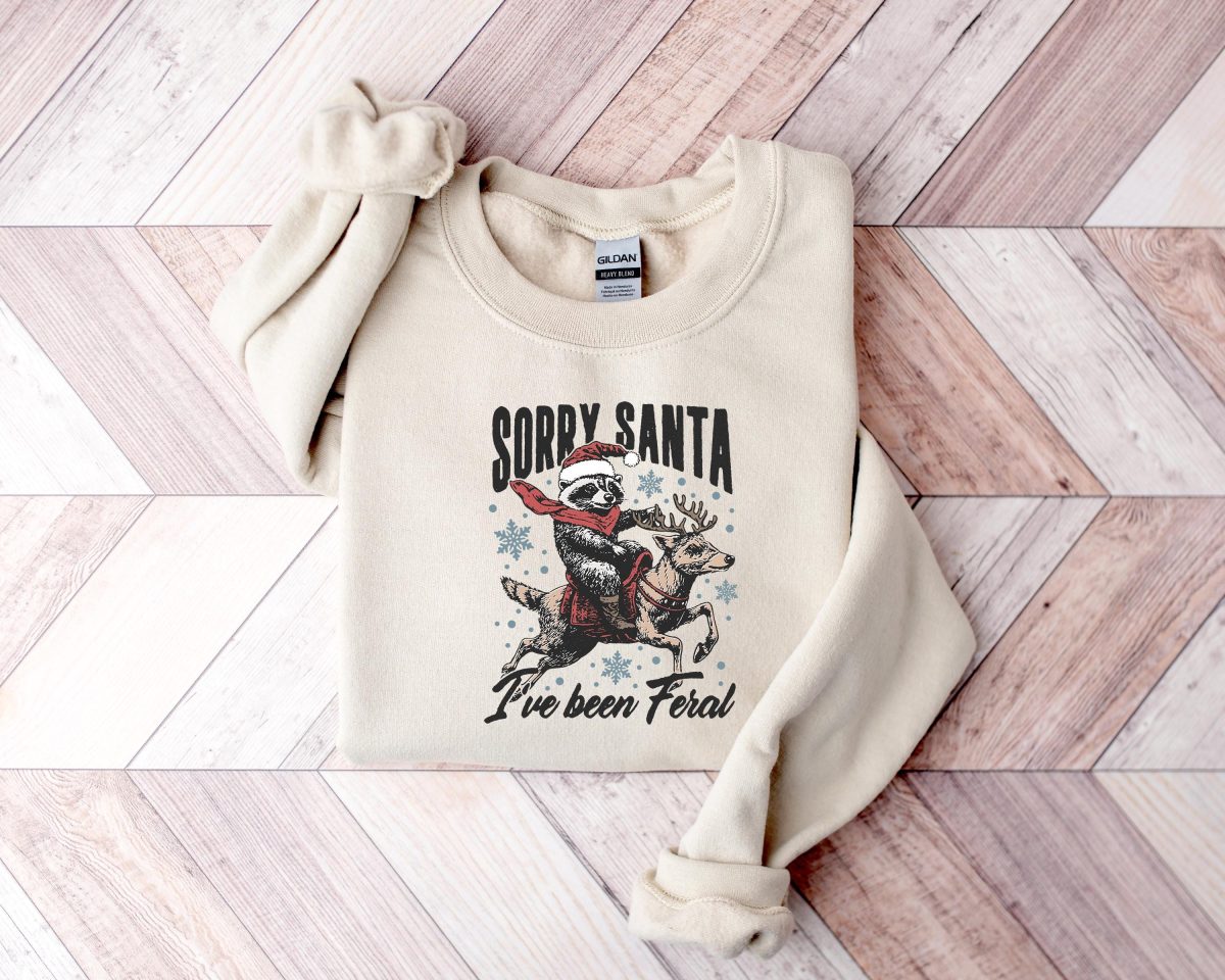 i have Been Feral Sweatshirt Santa Claus Feral Shirt Sorry Santa Shirt Christmas Feral Girl Shirt Santa Feral Sweatshirt Santa Shirt 2 scaled