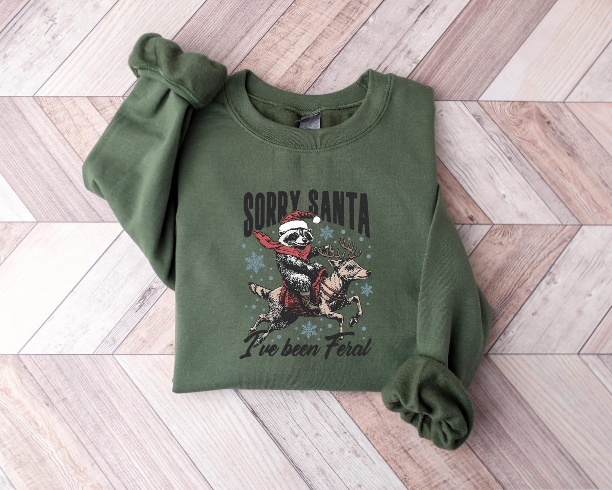 i have Been Feral Sweatshirt Santa Claus Feral Shirt Sorry Santa Shirt Christmas Feral Girl Shirt Santa Feral Sweatshirt Santa Shirt 3 scaled