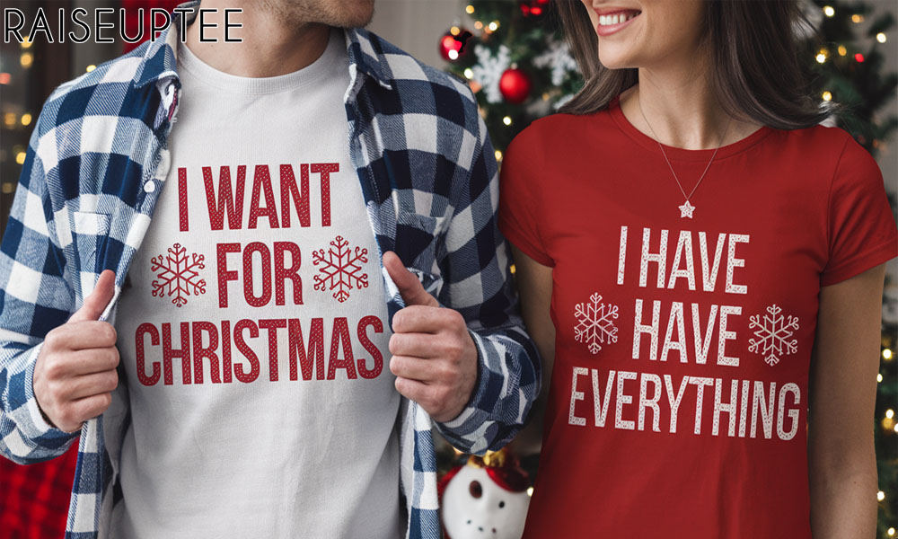 10 Trending Couples Matching Christmas Shirts You Need for a Festive 2024