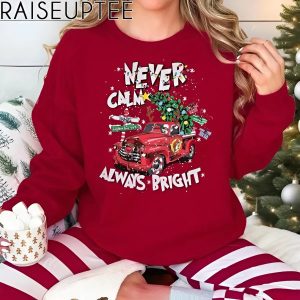 Buc ees Christmas Shirt Never Calm Always Bright 0 Untitled 1