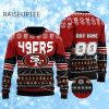 Custom Name San Francisco 49ers Ugly Christmas Sweater 1 1