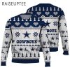 Dallas Cowboys Vintage Design Xmas Tree 2024 Ugly Christmas Sweater 2 2