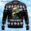 Fish Santa Busch Light Ugly Sweater 1 1