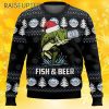 Fish Santa Busch Light Ugly Sweater 4 4