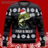 Fish Santa Busch Light Ugly Sweater 5 5