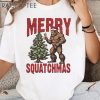 Funny Bigfoot Merry Squatchmas Shirt Sasquatch Christmas Squad Shirt Santa Bigfoot Christmas Tree Shirt 3 Untitled 8