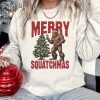 Funny Bigfoot Merry Squatchmas Shirt Sasquatch Christmas Squad Shirt Santa Bigfoot Christmas Tree Shirt 4 Untitled 5