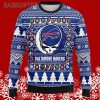 Grateful Dead NFL Ugly Christmas Sweater Buffalo Bills 5 5