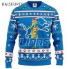 Grinch Ugly Detroit Lions Christmas Sweater 2 2