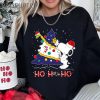 Ho Ho Ho Snoopy Woodstock Baltimore Ravens Christmas Tree Shirt 4 Untitled 6