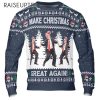 Make Christmas Great Again Funny Trump Dancing Ugly Sweater 2 2