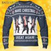 Make Christmas Great Again Funny Trump Dancing Ugly Sweater 4 4