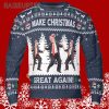 Make Christmas Great Again Funny Trump Dancing Ugly Sweater 5 5