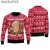 Merry Christmas Snowflake Funny Trump Santa Ugly Christmas Sweater 2 2 1