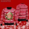 Merry Christmas Snowflake Funny Trump Santa Ugly Christmas Sweater 5 5 1