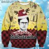 Merry Schrutemas The Office Ugly Christmas Sweater 4 4