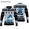 One Pride Detroit Lions Christmas Ugly Sweater 2 2