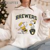 Peanuts Charlie Brown And Snoopy Playing Baseball Milwaukee Brewers Shirt 5 Untitled 0