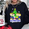 Peanuts Snoopy And Friends Baltimore Ravens Christmas Tree shirt 4 Untitled 6