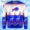 Reindeer Ugly Christmas Sweater Buffalo Bills 1 1