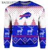 Reindeer Ugly Christmas Sweater Buffalo Bills 2 2