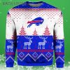 Reindeer Ugly Christmas Sweater Buffalo Bills 3 3